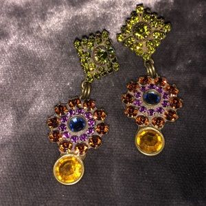 Sorrelli Vintage Olivine/Smoky Topaz Earring-Boutique